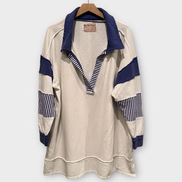 Free People x We The Free Clean Prep Polo Size Large - Picture 5 of 12